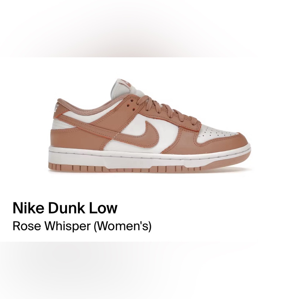 Nike rose whisper dunks